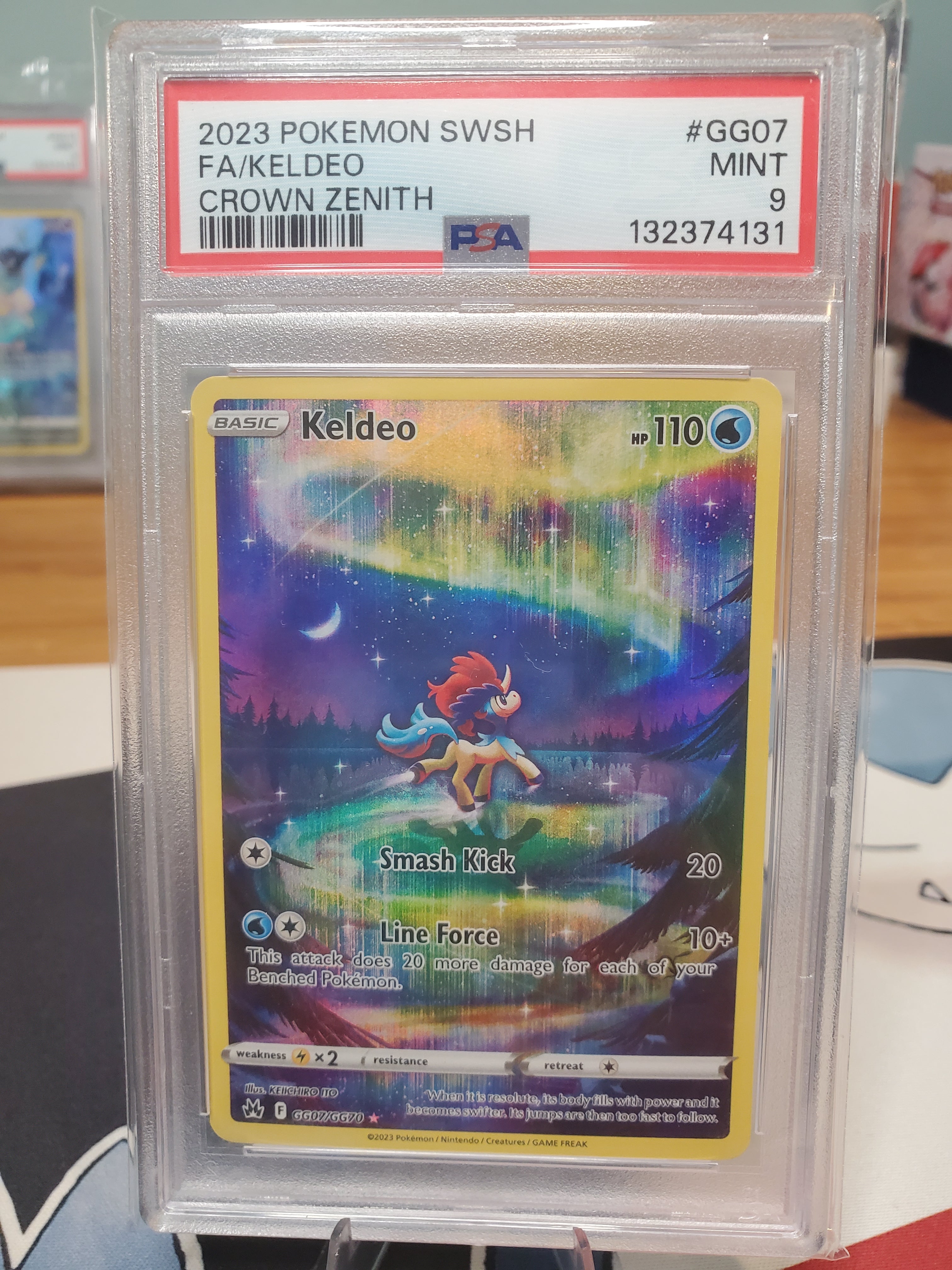 2023 Pokemon SWSH FA/Keldeo #GG07 PSA 9