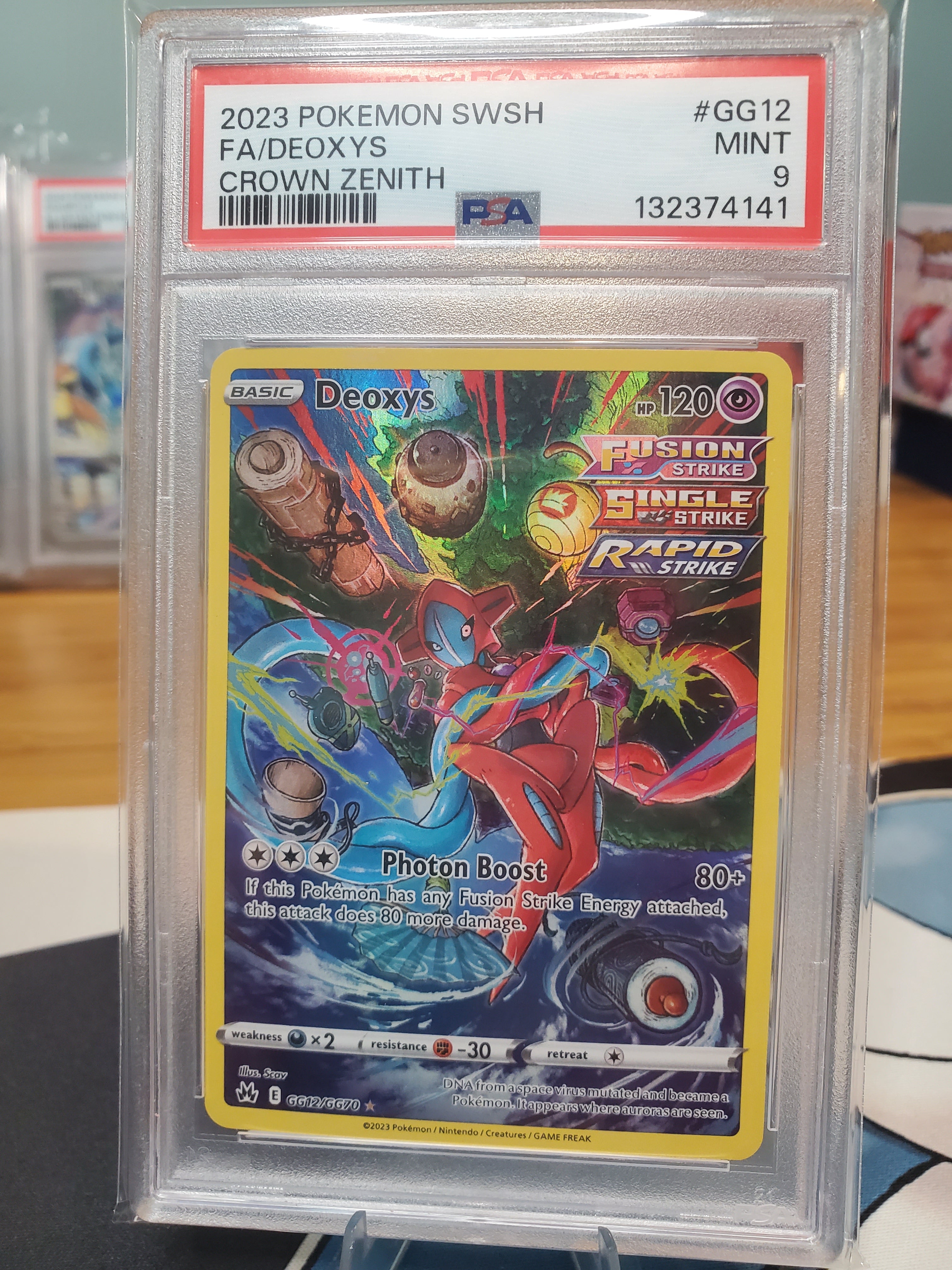 2023 Pokemon SWSH FA/Deoxys #GG12 PSA 9