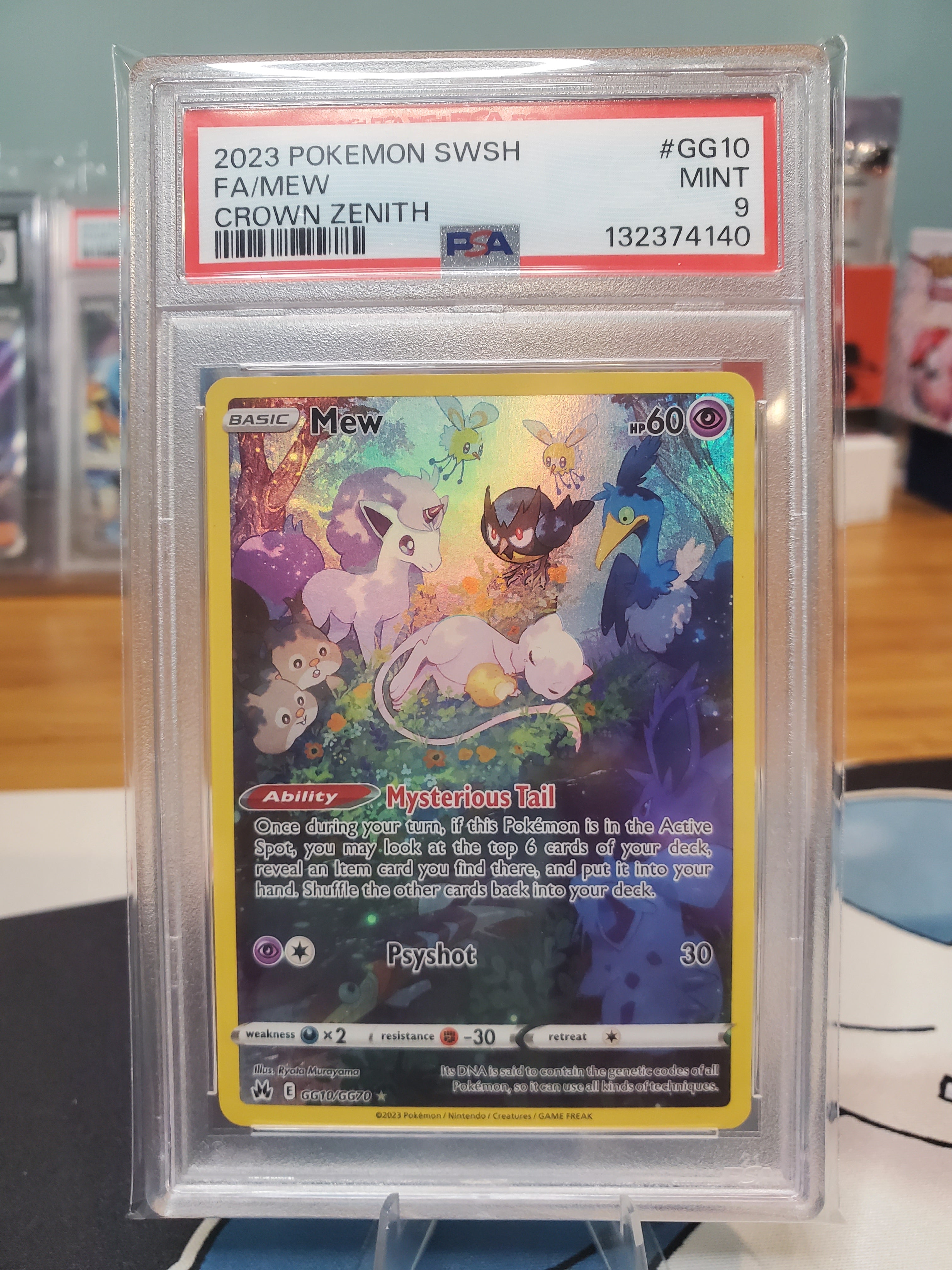 2023 Pokemon SWSH FA/Mew #GG10 PSA 9