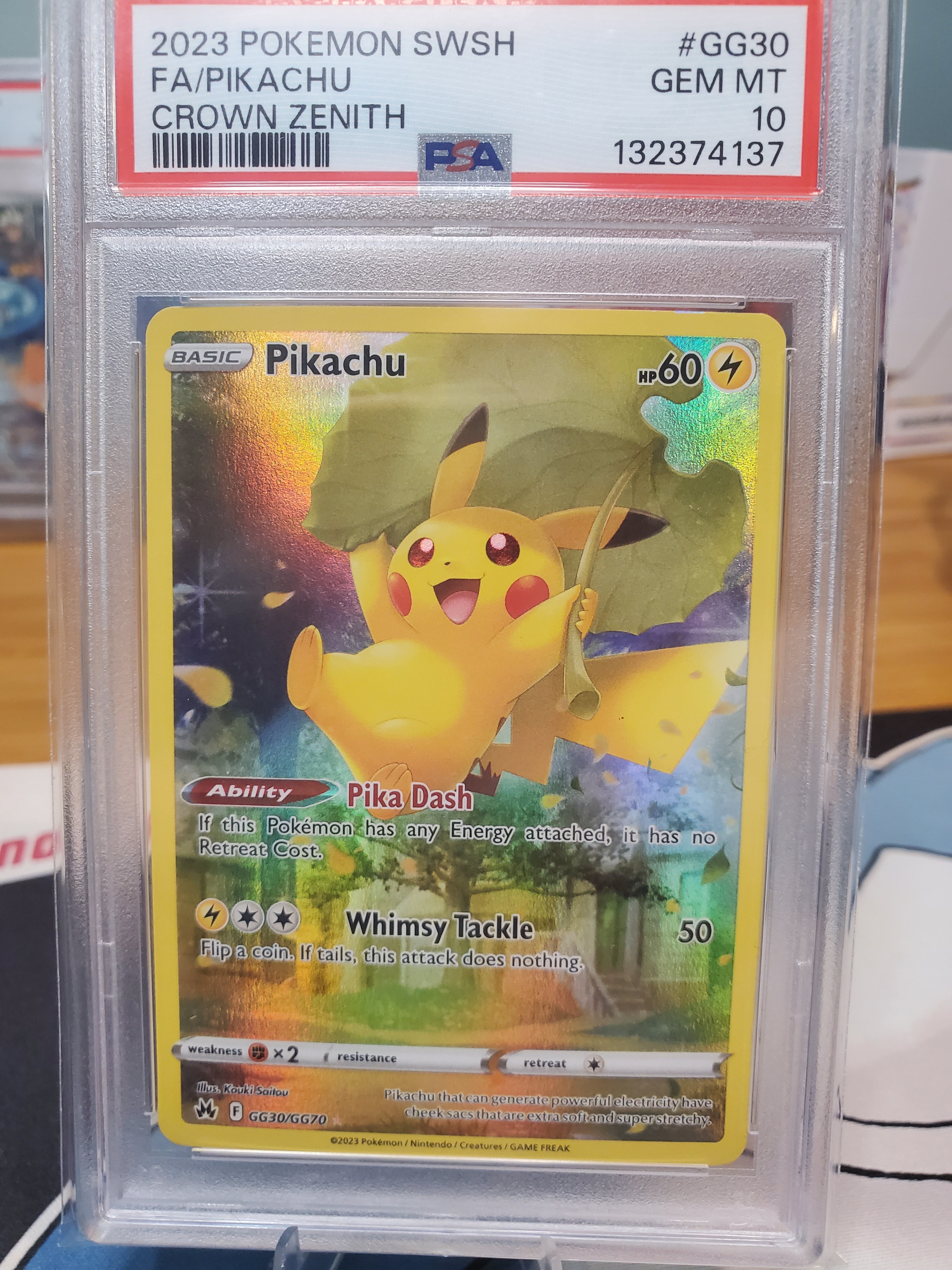 2023 Pokemon SWSH FA/Pikachu #GG30 PSA 10